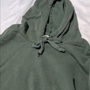 american eagle green hoodie